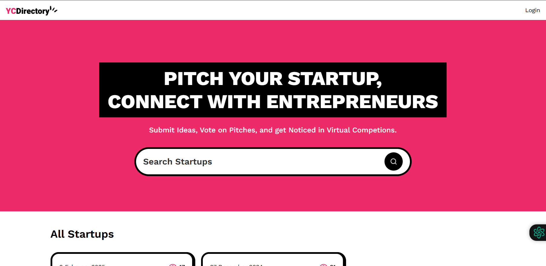 Pitch Your Startup